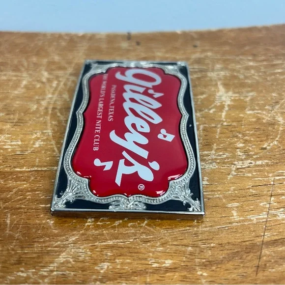 Gilley's Nite Club Country Western Belt Buckle Pasadena Texas Music Memorabilia - Picture 5 of 7